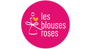Logo de l'association Les Blouses Roses, partenaire de santé de la clinique des minimes